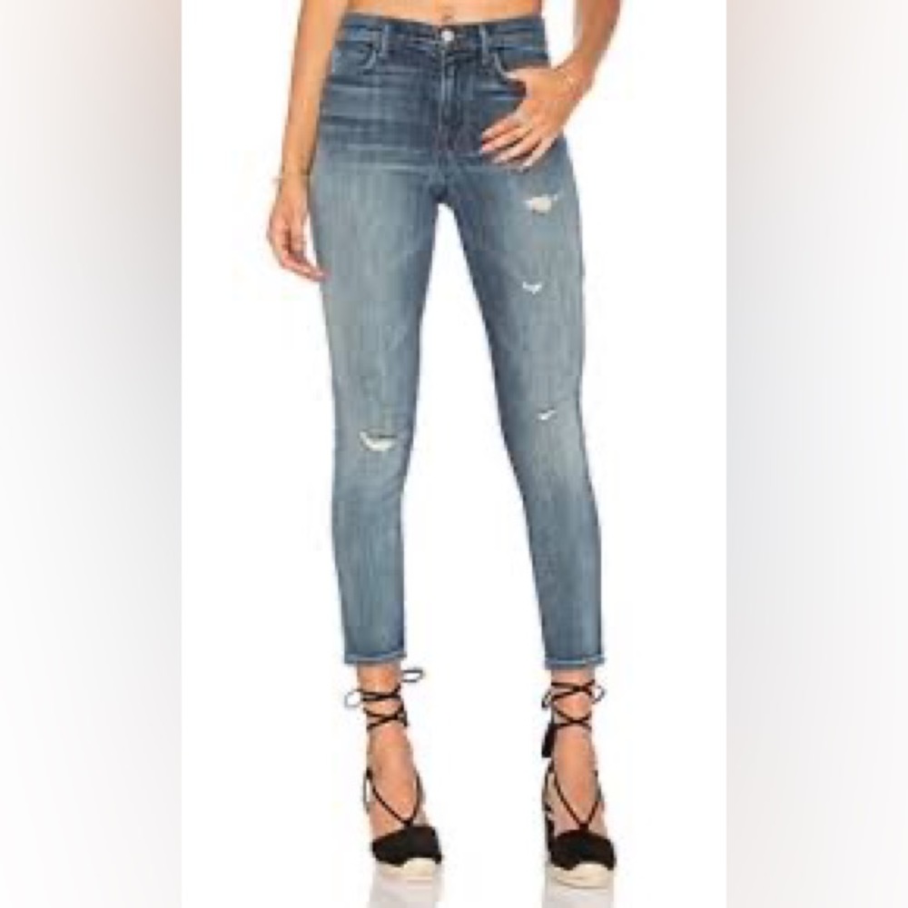 J brand distressed skinny jeans